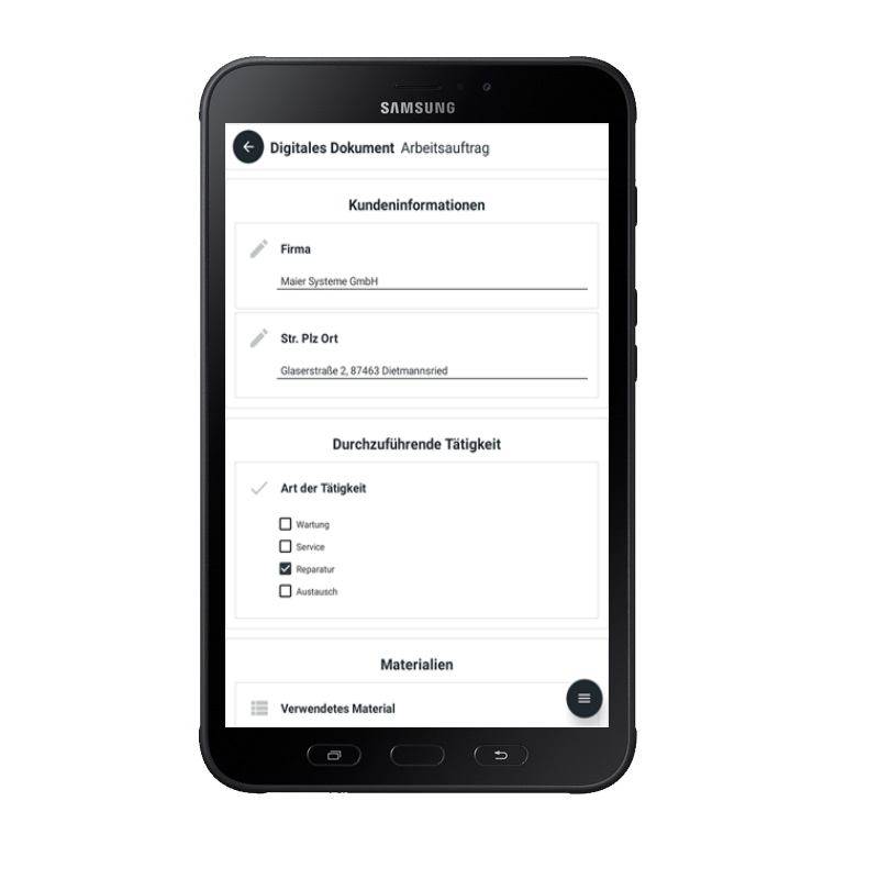 COTRIS Digitales Dokument/Lieferschein